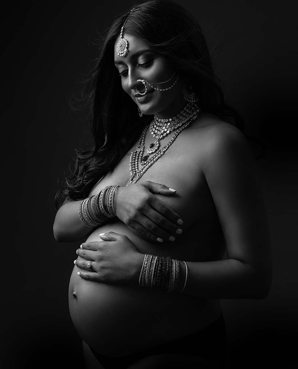 Traditional indian maternity