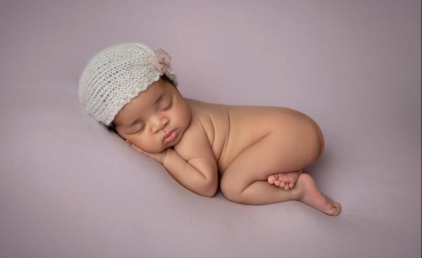 Sleeping newborn baby