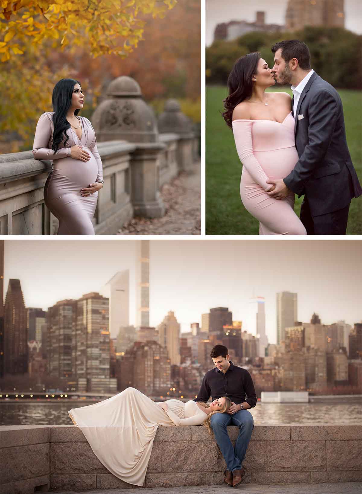Outdoor maternity photoshoots offered by glow portraits of NYC