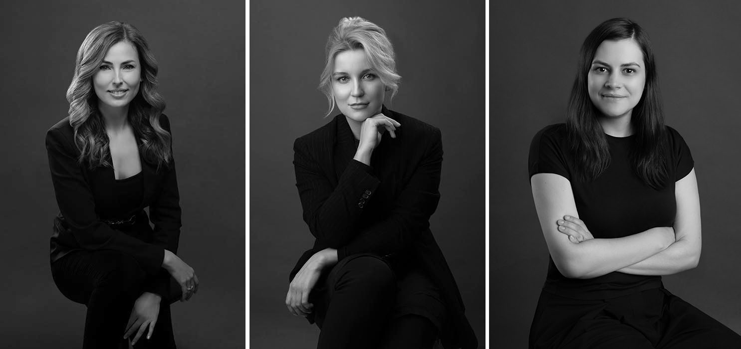The team at glow portraits. Our photographers, make-up artists, and hair stylists.