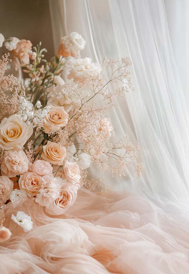 Custom floral set for Mother's Day photoshoots